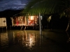 Afro-Colombian community at night, hgh tide, 
Choco, Colombia