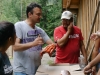 Richard wright showing how to smoke salmon, Gitksan